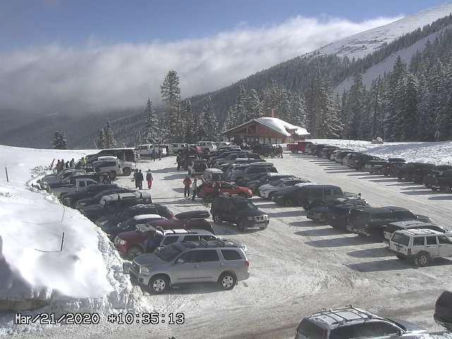 parking areas on Berthoud Pass in Grand County